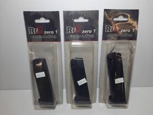 lot 1087 image: (3) Rex Zero1 OEM Pistol Magazines