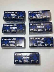 lot 1100 image: (7) Federal 10 Shorty Shotshells, 12 ga.