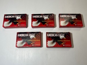 lot 1082 image: (5) Federal American Eagle Rifle Cartridges, 300 Blackout 150 Grain FMI, Muz Vel 1900 FPS, 20 RD
