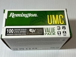lot 1120 image: Remington UMC Value Pack 100 rounds, 357 MAG