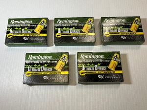 lot 1130 image: (5) Remington Ultimate Defense Managed Recoil Buckshot, 5 Rounds