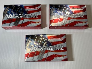 lot 1136 image: (3) Hornady American Whitetail Cartridges, 170 WIN