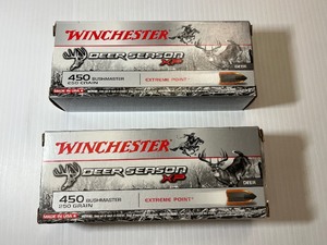lot 1202 image: (2) Winchester Deer Season XP  Extreme Point Ammo 450 Bushmaster