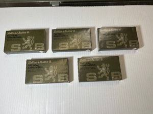 lot 1208 image: (5) Sellier & Bellot Tactical Ammunition, 300 AAC Blackout