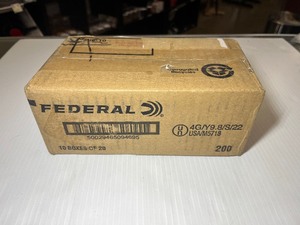 lot 1216 image: 1 case of Federal Premium Pistol Cartridges, 38 Special, 110 GR