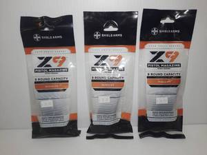 lot 1177 image: (3) Shield Arms Z9 Pistol Magazines, 9 round, Glock 43
