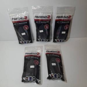 lot 1135 image: (5) Amend2 A2-17 Magazines for Glock 17