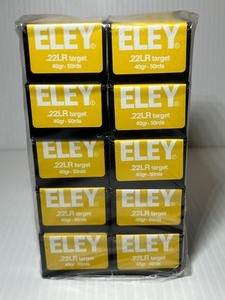 lot 1254 image: 1 pack of Eley Target Ammo, .22LR 40 gr., 50 RDS, 3121-30166, 10 boxes of 50 in the pack