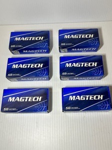 lot 1258 image: (6) Magtech Cartridges 9mm Luger, 115 Gr, FMJ, 50 RD, CC0502 L-8027