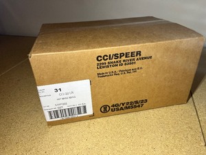 lot 1288 image: 1 Case of SpeerCCi 22 LR  MINI-MAG 36 GRAIN HP (5000 Rounds) 50 packs of 100 ea