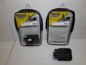 lot 1263 image: (2) Pegasus by DeSantis Slim Tuk Holster (ambidextrous). Sig Sauer P365 with Romeozero
