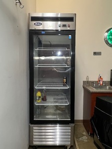 lot 5B image: ATOSA B Series Glass Door Refrigerator, Model MCF8705