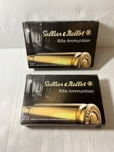 lot 1438 image: (2) Sellier & Bellot Rifle Ammunition, 30-06 Spring, SP, 180 gr, 20 RD