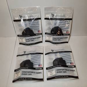 lot 1396 image: (4) Versacarry Versatac Series Holsters, Obsidian Essential IWB Holster, Polymer