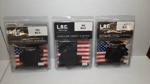 lot 1397 image: (3) L.A.G. Tactical Rifle Magazine Carriers, PCC M..C.S.