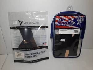 lot 1417 image: (2) Firearm Accessories Versacarry Delta Carry IWB Holster Water Buffalo Leather DeSantis Apache Ankle Rig (right)