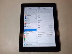 lot 1466 image: Apple iPad 4th Gen, 16GB, (WiFi), Black, Model A1460