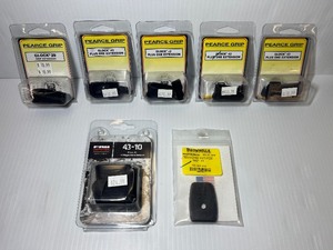 lot 1451 image: (7) Firearm Accessories Pearce Grip Extensions Magazine pad for M&P Glock 43 4 Magazine Extension