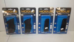lot 1476 image: Hogue Automatic Pistol Stocks, (2)Fits Ruger MK II, Soft Rubber (2) Fits Ruger 22  45MK IV Black Rubber.