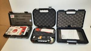 lot 1524 image: (3) Gun cases without guns Walther, Glock, Ruger