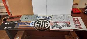lot 1499 image: (9) Brand name Mouse Pads, Sig, Springfield Armory, Walther and more.
