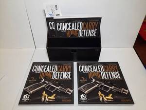 lot 1506 image: (4) Concealed Carry and Home Defense Books by Michael Martin