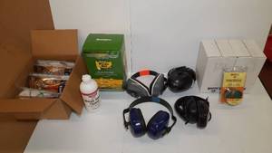 lot 1531 image: Firearm Cleaning Tools and (4) Hearing protection muffs