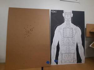 lot 1539 image: (37) Viking Tactics Double Sided Advanced Training Target