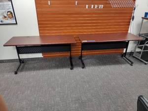 lot 1561 image: (2) Training Tables