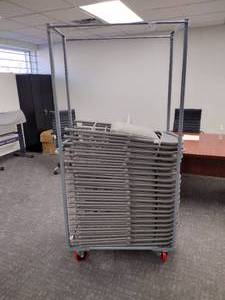lot 1547 image: Folding Chair Caddy