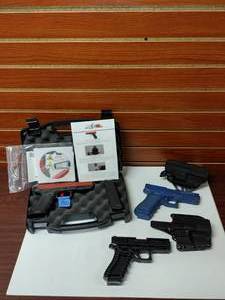 lot 1546 image: Glock Training Pistols, Holsters and (1) case