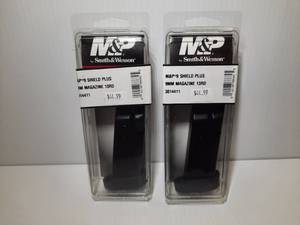 lot 1629 image: (2) Firearm Magazines M&P by Smith & Wesson Magazine, 9 Shield Plus 9mm, 13 RD
