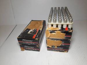 lot 1654 image: (5) Blazer Ammo 32 Auto, 71 GR, FMJ, 50 RDs