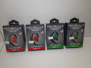 lot 1656 image: (4) Decibullz Custom Molded Earplugs