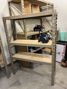 lot 1683 image: Xtreme steel component shelving rack