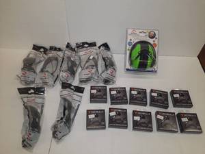 lot 1691 image: Mirage Safety Glasses Walkers Muff Decibullz Lanyards.