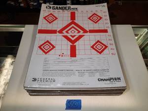 lot 1697 image: (350) Gander Mountain Sight-In Target