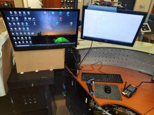 lot 1714 image: (9) Technology POS Equipment Dell Optiflex 7020 PAX S300 Retail Pin Pad Vizio 24 Flat-Panel Monitor