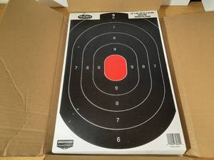 lot 1763 image: (130) Birchwood Casey Dirty Bird Silhouette Splattering Target 12 x 18