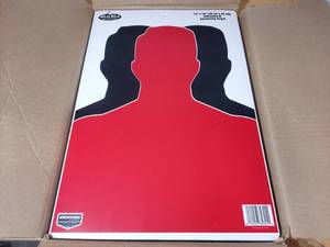 lot 1764 image: (110) Birchwood Casey Dirty Bird Silhouette Splattering III Target 12 x 18