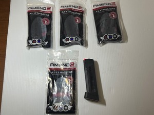lot 443 image: (4) Amend2 Magazines, A2-17 Glock, 9x19mm, 18RD