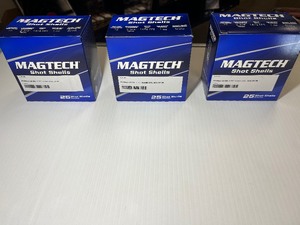 lot 1146 image: (3) MagTech Shot Shells, 12 ga., Slug, Box of 25