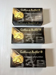 lot 1232 image: (3) Sellier & Bellot Handgun Ammo 45 Colt, 230 gr. 50 RD. SB45F
