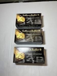 lot 1236 image: (3) Sellier & Bellot Handgun Ammo 45 Colt, 230 gr. 50 RD. SB45F