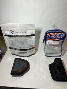 lot 1328 image: Versacarry Ranger IWB Holster DeSantis Gunhide, Super Stealth (Ambidextrous ) Glock 43
