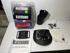 lot 1331 image: Blackhawk Serpa Concealment Holster, Left Hand, Matte Finish, CZ 75 B  75 SP-01  85 Combat, #62