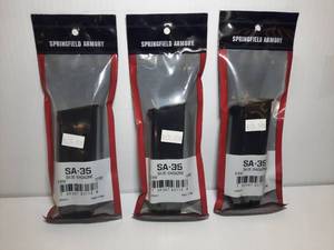 lot 648 image: (3) Springfield Armory SA-35 Magazine 9mm 15 RD, HP5915, MSP $34.99