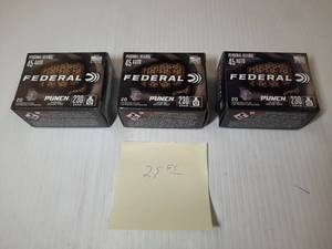 lot 1837 image: (3) Federal Personal Defense Pistol Cartridges, 45 Auto, Punch JHP, 230 GR, 20 RD