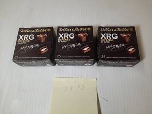 lot 1854 image: (3) Sellier & Bellot XRG Defense Ammo, 45 Auto, 165 grs.,  25 RD, SB45XA
