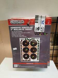 lot 1503 image: Champion Adhesive VisiColor 3 Bullseye Target